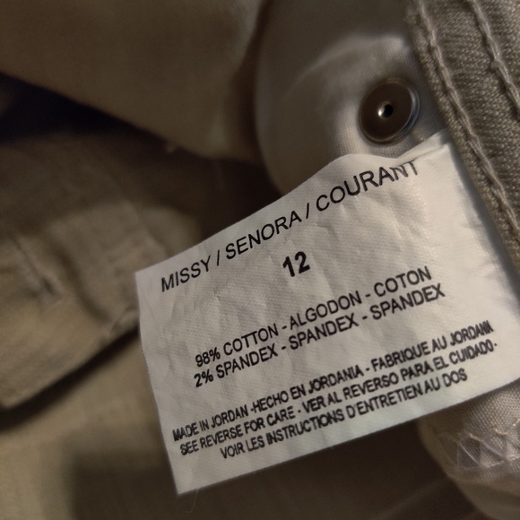 Bandolinoblu Missy Shorts Size 12 - Picture 6 of 7